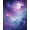 Purple Blue Pastel, Pattern 13, variant on ODIKA 8'x10' Washable Area Rug Durable, Non-Slip Pink Mermaid Kawaii Galaxy Tie Dye Shaped Floormat for Living Room, Under Sectional, Family