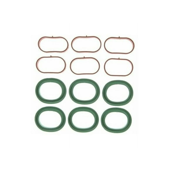 Lower and Upper Intake Manifold Gasket Set - Compatible with 2013 - 2015 Mercedes-Benz GLK350 3.5L V6 2014