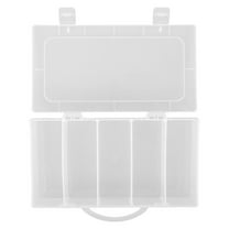 WHAMVOX  Stackable Craft Storage Boxes with Compartments Plastic Office