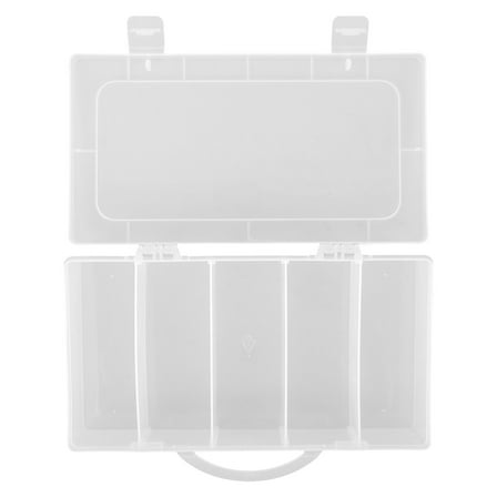 WHAMVOX  Stackable Craft Storage Boxes with Compartments Plastic Office
