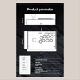 thumbnail image 2 of de Arcade para Switch/ para / para / para / para ONE/ para 360/PC/ para SX Accesorios para Juegos Arcade Fight Stick, 2 of 7
