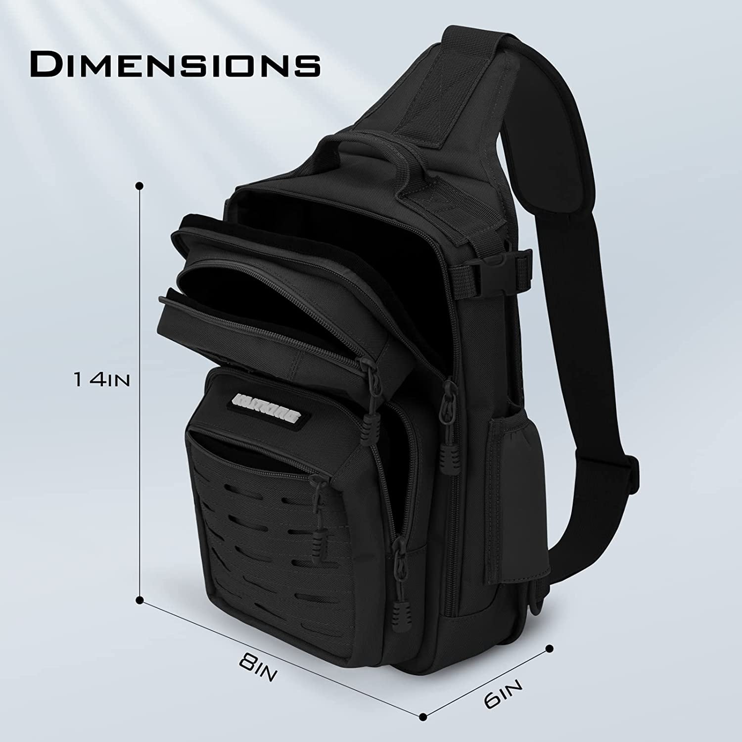 KastKing Tactical Sling Tackle Bag-Lightweight Fishing Backpack Storge Fishing Gear and Equipment,Gift for Men- BlowBak