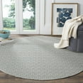 thumbnail image 2 of SAFAVIEH Montauk Lavern Geometric Cotton Runner Rug, Ivory/Blue, 2'3" x 8', 2 of 10
