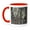 Red/White, variant on 3drose, Mossy Bark Oak Tree, 15oz Mug