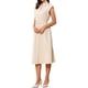 thumbnail image 4 of Vestidos sin mangas para mujer INSPIRE CHIC, con cuello, botones, cinturón en la cintura, midi, para trabajo, talla M, 4 of 5