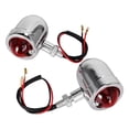 thumbnail image 2 of harper 2Pcs Motorcycle Turn Signal Lights Durability Replace Motorcycle Accessories Silver Red, 2 of 10