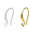 thumbnail image 3 of Women Modern Style Earring Hanger Portable Reusable Portable Reusable Brass Ear Hook Anti-drop Jewellery DIY Crafting Handicraft Accessory Silver, 3 of 7