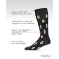 thumbnail image 3 of MeMoi Men's Time to Get a Watch Bamboo Blend Novelty Crew Sock - Mens - Male, 10-13, Black, 3 of 7