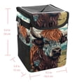thumbnail image 5 of Yak Car Trash Can Mini Trash Can, Foldable with Lid, Leak-Proof, Hanging Storage Bag, 5 of 6
