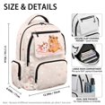 thumbnail image 5 of FUIALDOLG Breathable 17 Inch School Bag with Heart Print, 600D Polyester Large Capacity Multi Pocket Bookbag for Back to School Daily Use, 5 of 10