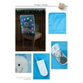 thumbnail image 4 of Nkmbld Christmas Chair Covers for Living Room, LED Christmas Chair Covers Up Chair Back Cap Cover Dining Chair Back Cover Decor, Blue, 4 of 8