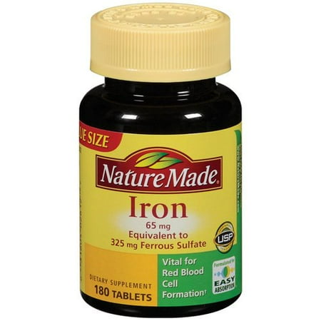 NM Iron 65 mg. (from Ferrous Sulfate) - Walmart.com