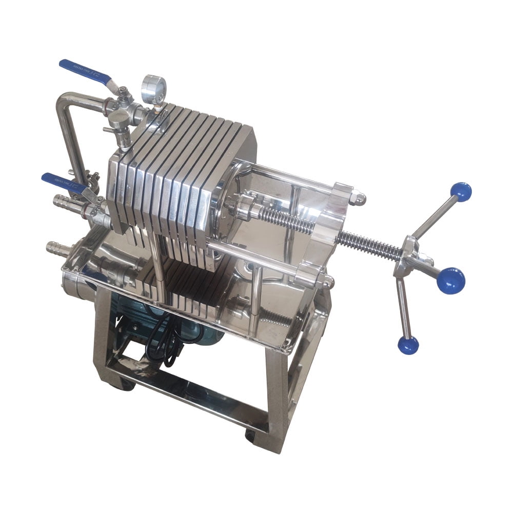 New 150 Stainless Steel Filter Press Filter Machine Lab Filtration  Equipment
