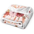 thumbnail image 2 of Thanksgiving Pumpkin Throw Blanket, Cute Autumn Leaf Blanket for Adults, Soft Comfortable Pumpkins Fleece Carpet Blanket for Sofa Bed Couch, 2 of 6