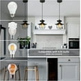 thumbnail image 5 of Vintage Farmhouse Adjustable Pendant Light, Black Metal Cage Hanging Lamp for Kitchen Island, Entry, Bedroom, Living Room (1 Light), 5 of 7