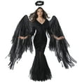 thumbnail image 2 of Blackened Wings Fallen Heavenly Angel Women's Costume Large 12-14, 2 of 2