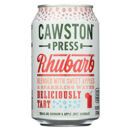 Cawston Press Sparkling Water - Rhubarb And Apple - Case Of 6 -