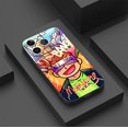thumbnail image 3 of La combinación perfecta de estilo y durabilidad: obtenga la funda gráfica de doble capa plateada mate para iPhone 15 Pro Max 14 13 12 Pro 11., 3 of 4