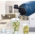thumbnail image 6 of SENDESTAR Stainless Steel Water Bottle-12oz, 24oz, 40oz or 64oz with New Straw Lid or Spout Lid Keeps Liquids Hot or Cold with Double Wall Vacuum Insulated Bottle (64 oz-Black), 6 of 13