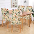 thumbnail image 2 of Yayeee 4 Pack Dining Chair Covers Stretch Parson Chairs Slipcovers Seat Protector, Leaves Pattern, 2 of 6