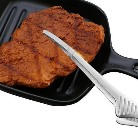 

IMSHIE Stainless Steel Toaster Tongs 304 Stainless Steel Non-Slip Cooking Tongs Small Tongs for Serving Food Cooking Bakin Salad Grilling Toaster Steak Bread Cheese Buffet Barbecue 26cm/10in special