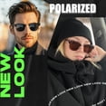 thumbnail image 2 of Gafas de Sol Joopin Diseño Semi-Montura Polarizadas UV400, 2 of 6