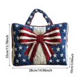 thumbnail image 3 of YYDENG USA 250th Anniversary Patriotic Tote Bag, Red White Blue Handbag, Durable Reusable Shoulder Bag for Independence Day, Daily Commute & Casual Use, 3 of 5