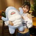 thumbnail image 2 of 45/60cm Shark Plush Toy Fluffy Lovely Animal Doll Accompany And Comfort Sleeping Pillow Muscle Shark Doll Stuffed Animal Toy Birthday Gift, 2 of 7