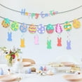 thumbnail image 3 of KCEHTA Easter Banner, Happy Easter Banner, Easter Hanging Paper Banner, Easter Decorations Banner, Easter Decorations Indoor, Easter Birthday Party Decorations, 3 of 7