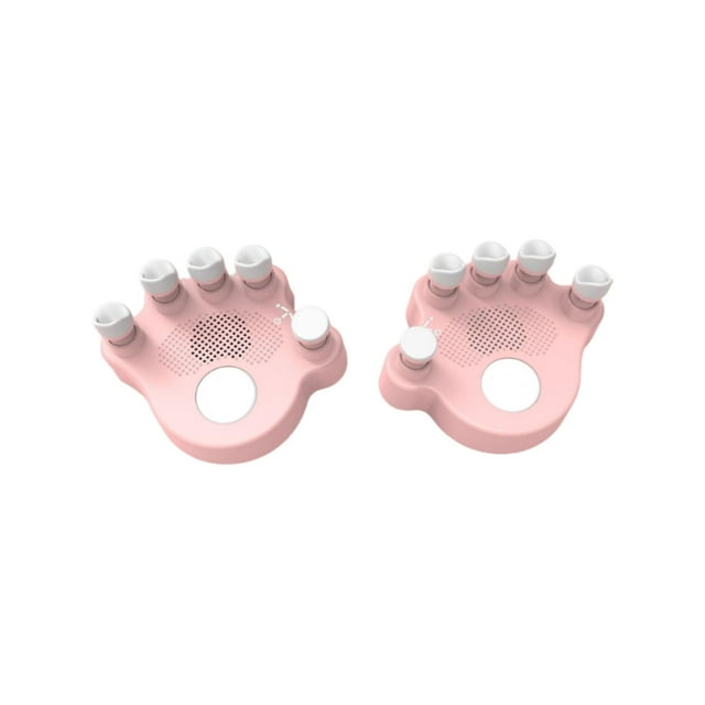 Entrenadores de dedos para piano perfecl con altavoz de música incorporado ergonómico Rosa