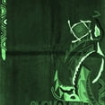 thumbnail image 1 of Ahgly Company Indoor Square Abstract Emerald Green Modern Area Rugs, 6' Square, 1 of 4