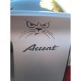 thumbnail image 1 of Not Happy Cat Face Animal Car Stickers Funny Car Decals, 1 of 3