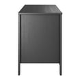 thumbnail image 6 of CorLiving Norio Black Faux Wood TV Stand with 4 Open Shelves for TVs up to 75", 6 of 11