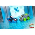 thumbnail image 4 of Marvel Disc Dashers Miles Morales vs Rhino Vehicle 2-Pack, 4 of 5