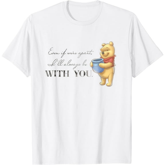 100 Anniversary Winnie the Pooh D100 Quote With You Unisex Softstyle T-Shirt for Men Women Kids
