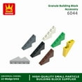 thumbnail image 2 of 85Pcs/lot 6044 Bevel 5 Holes Building Blocks MOC Accessories Compatible With Bricks Children Toys Gift Box 70.Light Bluish Gray about85pcs, 2 of 6