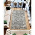 thumbnail image 4 of Aurora Modern Transitional Boho Vintage Area Rug Indoor for Living Room Color Grey Beige Cream Design 9913, 4 of 6