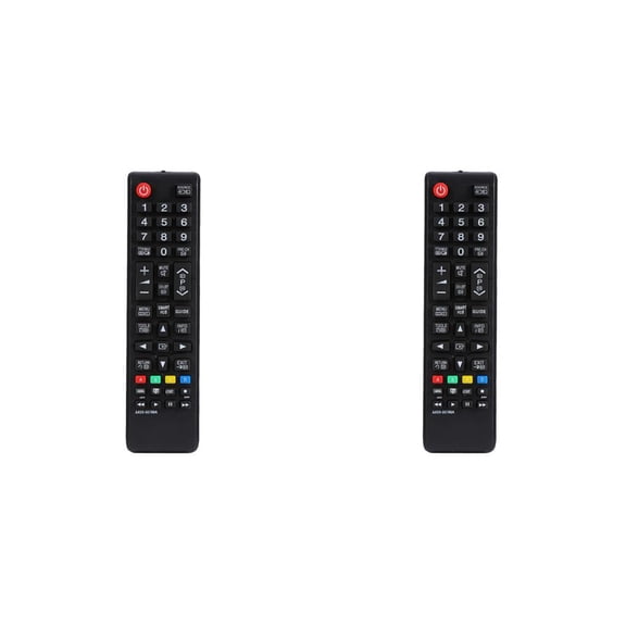 Methold Reemplazo de control remoto de Smart TV para AA59-00602A LCD LED HDTV Smart HD TV Controller 19*4cm 2piezas