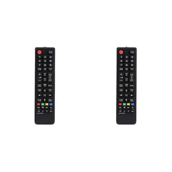 Methold Reemplazo de control remoto de Smart TV para AA59-00602A LCD LED HDTV Smart HD TV Controller 19*4cm 2piezas