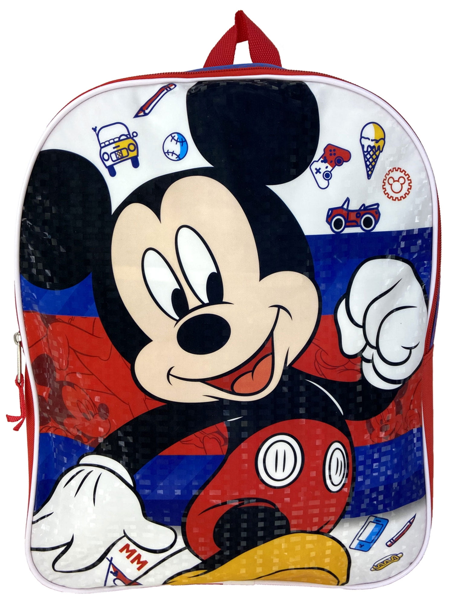 red mickey mouse backpack