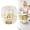 E, variant on Rotating Grain Storage Bin 6 Grids,360°Rotating Rice Food Dispenser Beans Containers Storage with Sealed lid for Peanut Barley Millet and Cereal