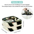 thumbnail image 5 of Swan Travel Portable Square Earring Organizer with Decorative Box – Travel Organizer, Necklace Holder – for Girls and Women, 5 of 6