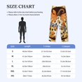 thumbnail image 4 of Fotbe Fall Farmhouse Pumpkins Pantalones de Pijama para Hombre, Pantalones de Dormir, Pantalones de Casa con Cintura Ajustable y Bolsillos-Medium, 4 of 6