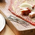thumbnail image 3 of 25 agujas para donas de acero inoxidable - brochetas de carne de 15 cm de largo - brochetas de alta calidad en un juego (025 piezas - aguja), 3 of 5