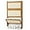 Brown, variant on YSNW Narrow Shoe Cabinet for Entryway Slim Thin Bamboo Freestanding Shoe Storage with Flip Drawers for Hallway, Living Room (Natural, 34" x 27" x 7")