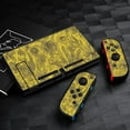 thumbnail image 3 of POBUDS Switch Skin | Sticker Wrap Vinyl Decal | Set Compatible with Nintendo Switch ( Switch OLED Model, Yellow Solid), 3 of 5