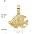 thumbnail image 2 of FJC Finejewelers 14k Yellow Gold Fish Polish Charm, 2 of 4
