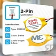 thumbnail image 5 of RTC CMOS Battery for Intel NUC10i5FNH NUC mini PC, 5 of 6