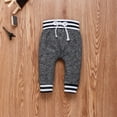 thumbnail image 5 of Newborn Infant Baby Boy Little Brother Clothes Long Sleeve Romper Jumpsuit Pants Hat Outfits, 5 of 8