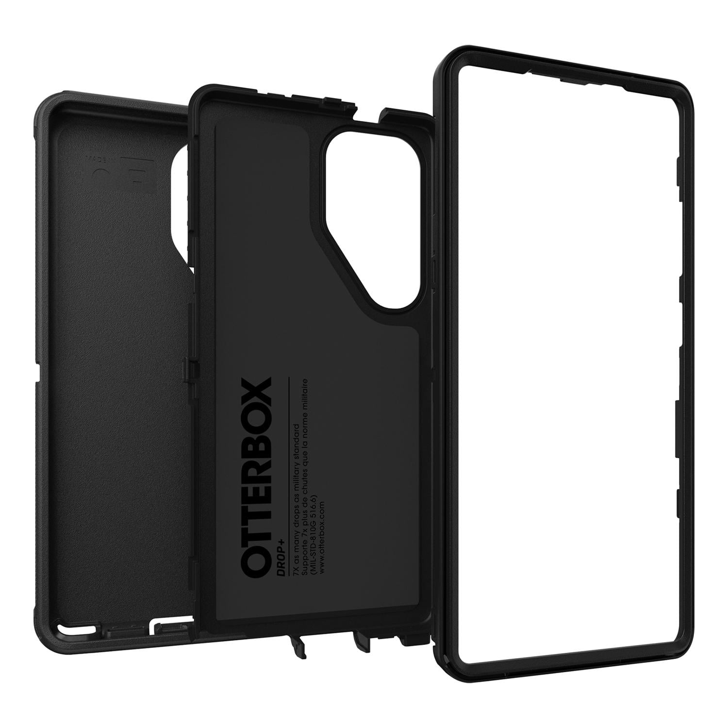 OtterBox Defender Pro Case Black for Samsung Galaxy S25 Ultra, DefenderCaseBlackSamGalS25Ult